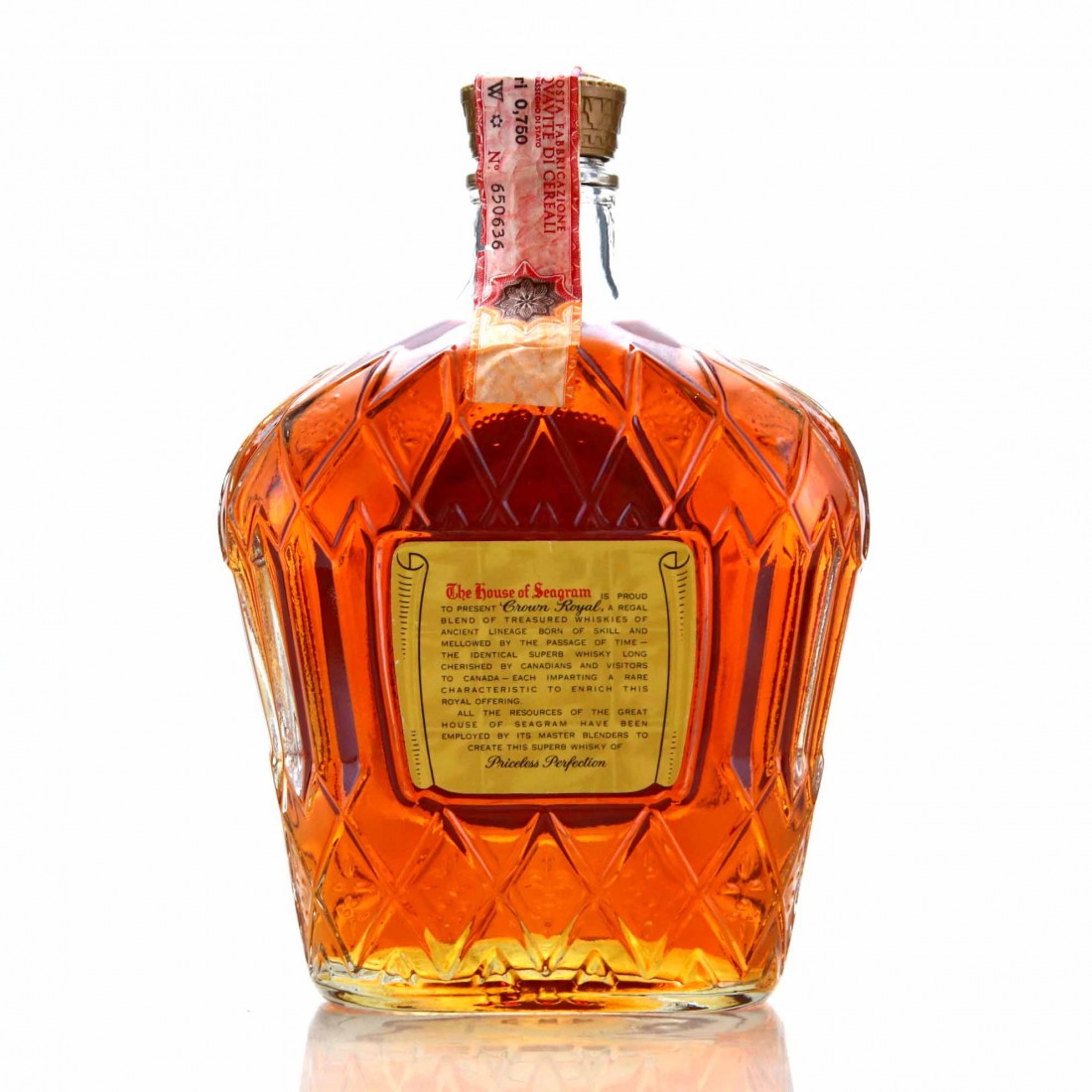 Seagram's Crown Royal 1970 Canadian Whisky Whisky Auctioneer