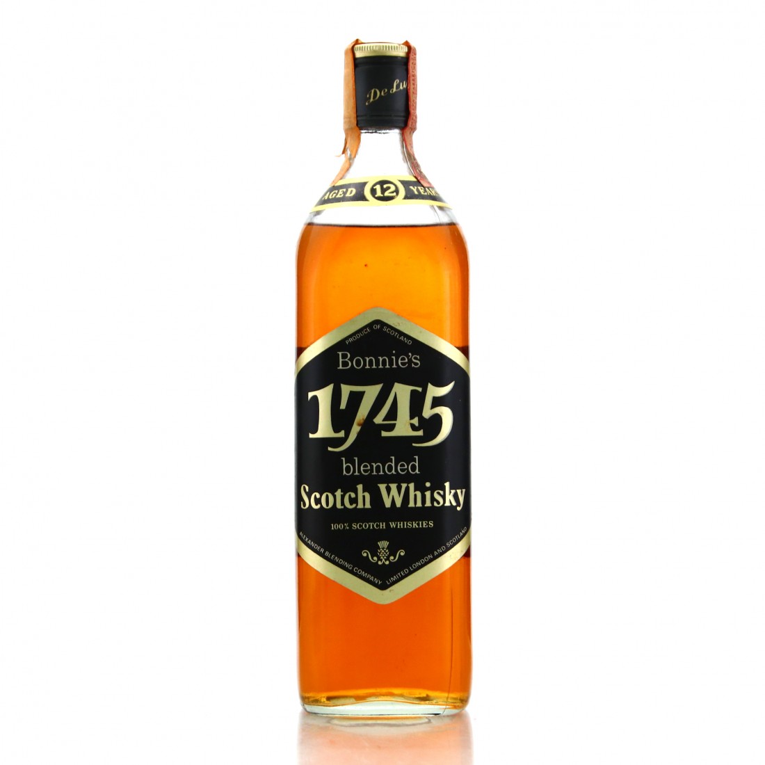 Bonnie's 1745 12 Year Old Blended Scotch Whisky 1980s Whisky Auctioneer