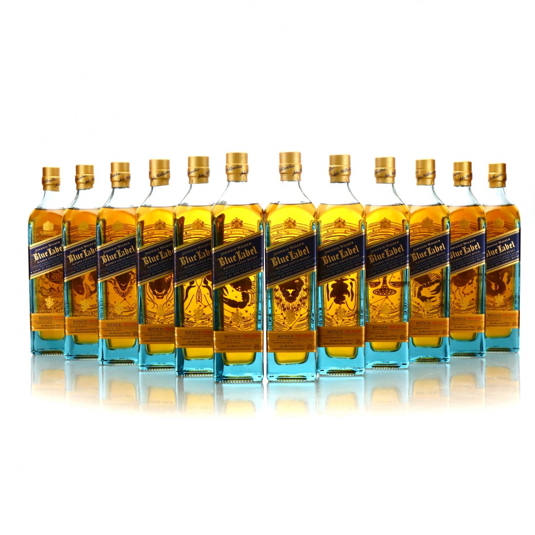 Johnnie Walker Blue Label Zodiac Collection 2022 12 x 20cl Whisky