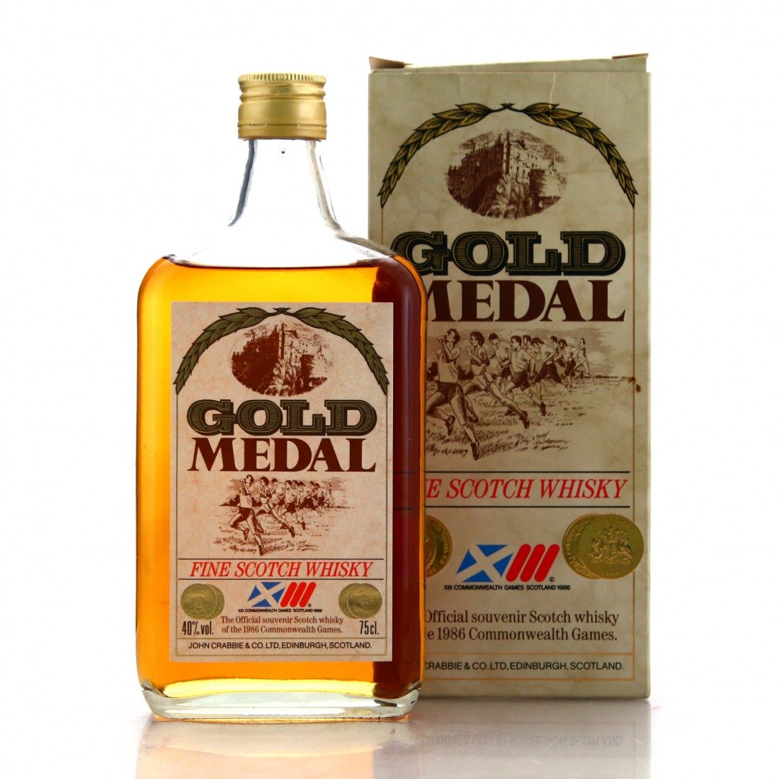 Gold Medal Fine Scotch Whisky / Commonwealth Games 1986 Whisky Auctioneer