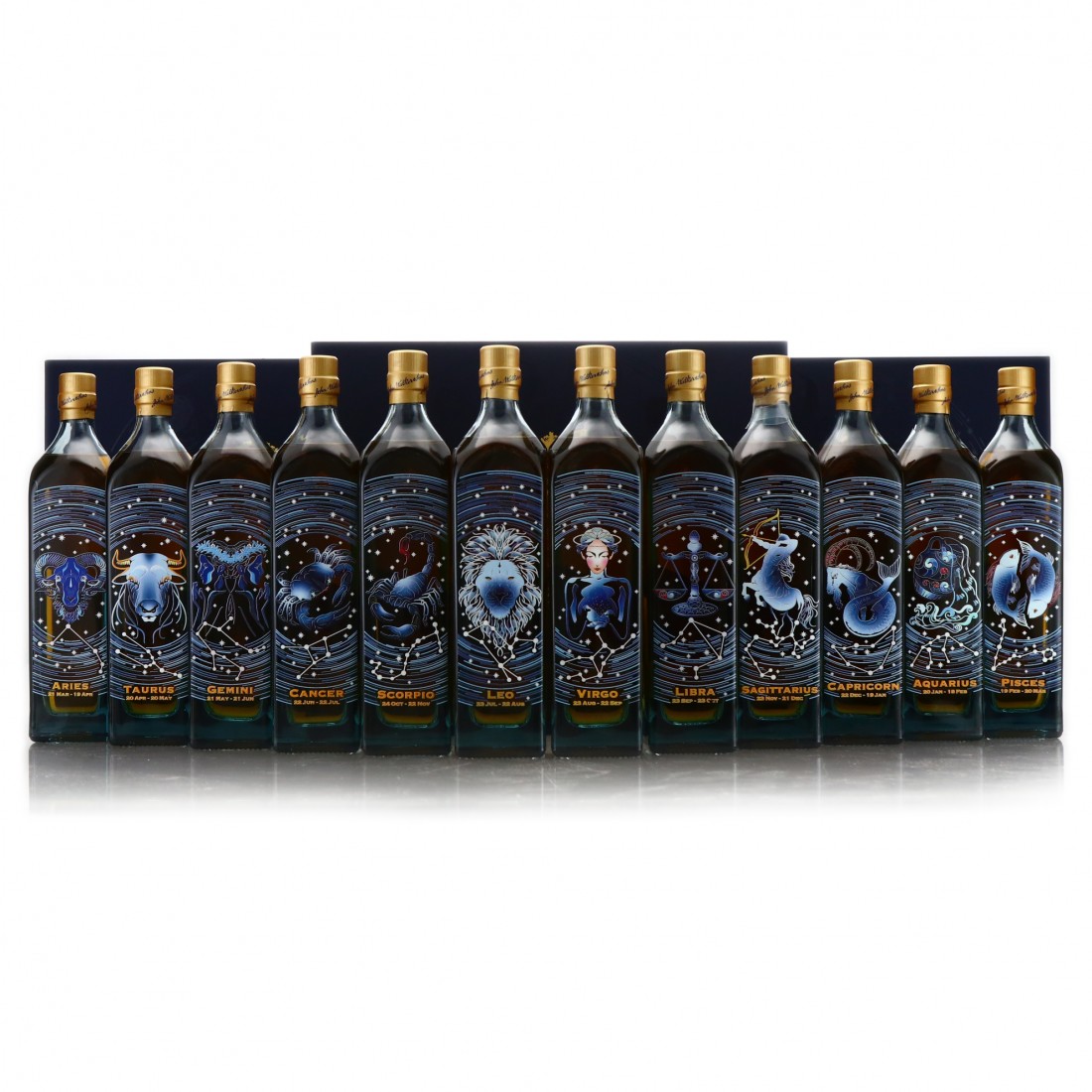 Johnnie Walker Blue Label Zodiac Collection 2022 12 x 20cl Whisky