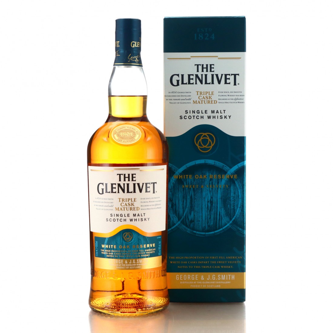 Glenlivet Triple Cask Matured White Oak Reserve 1 Litre Whisky Auctioneer