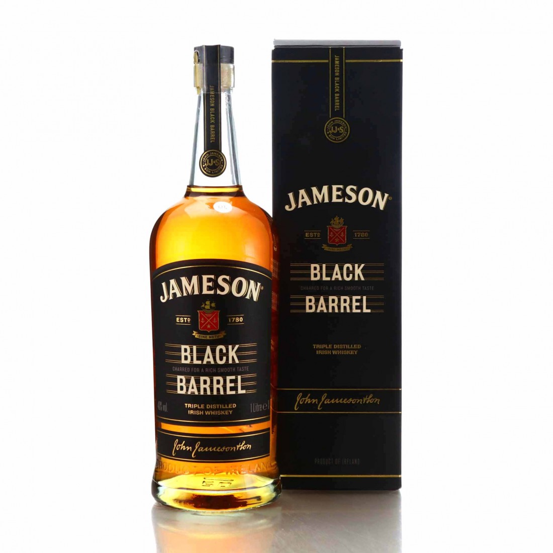 Jameson Black Barrel 1 Litre Whisky Auctioneer