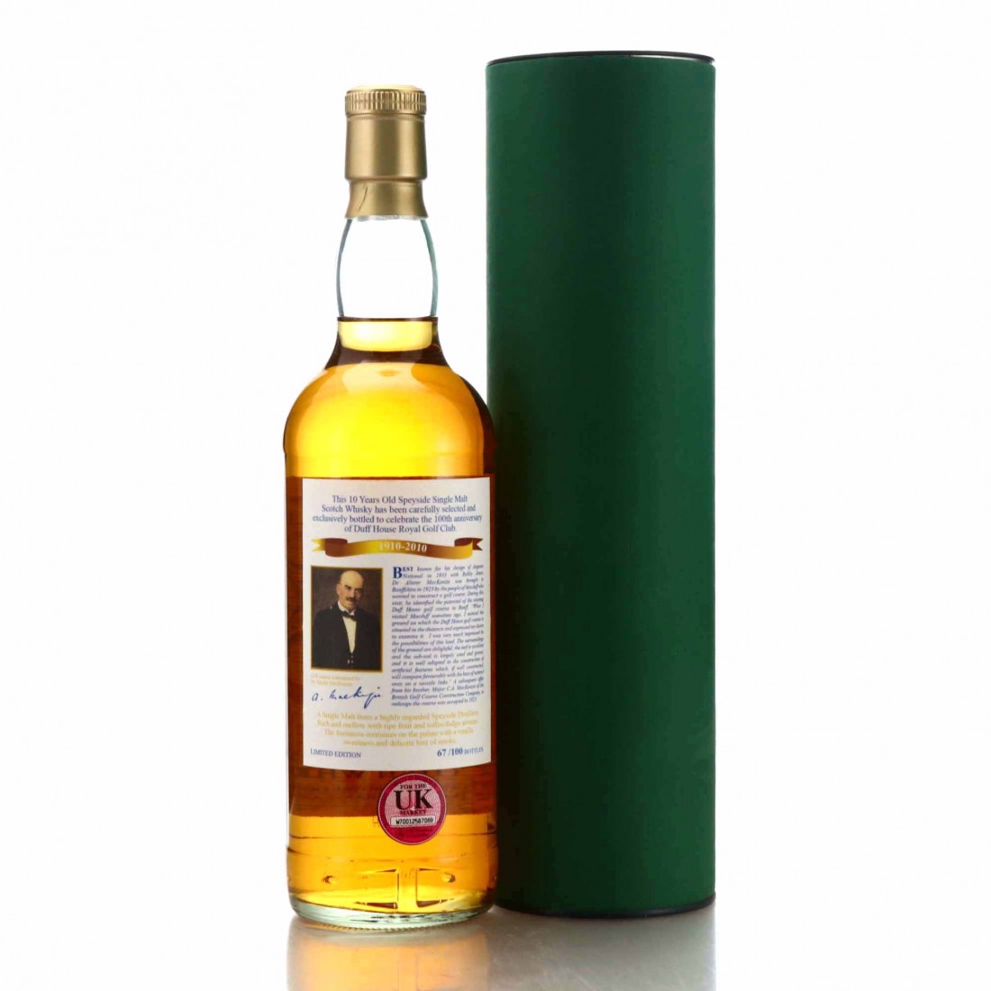 Duff House Royal Golf Club 10 Year Old Speyside Single Malt Whisky
