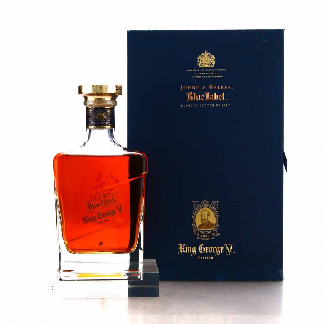 Johnnie Walker Blue Label King V 75cl Whisky Auctioneer