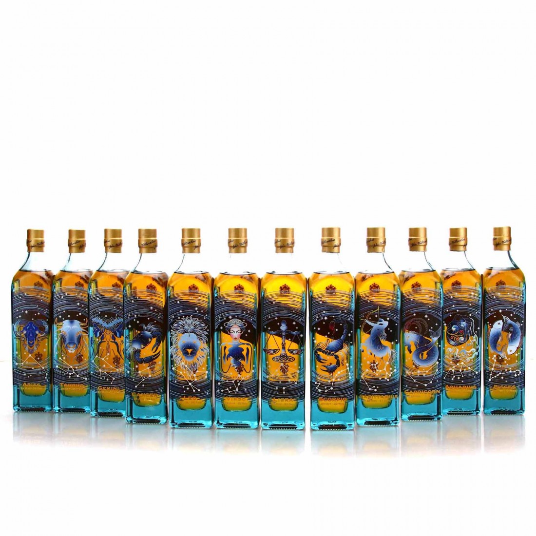 Johnnie Walker Blue Label Zodiac Collection 2022 12 x 20cl Whisky