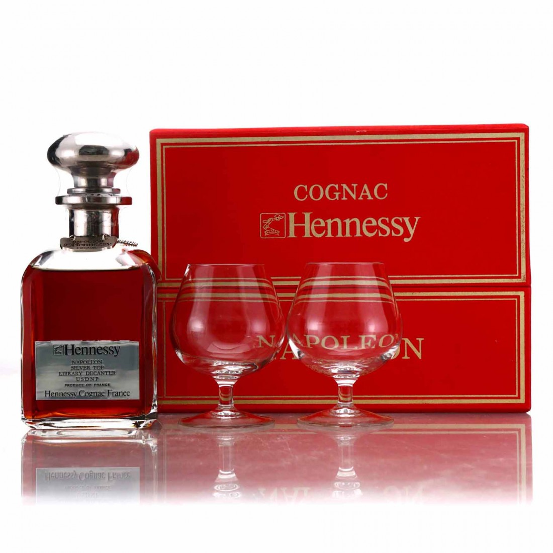 Hennessy Napoleon Cognac Decanter Gift Pack / including 2 x Glasses