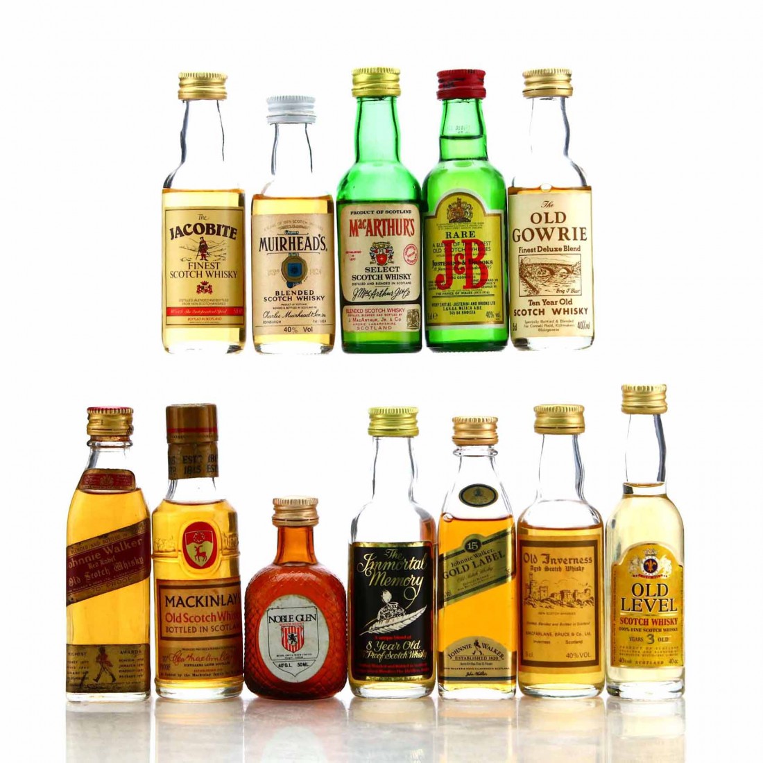 Scotch Whisky Miniature x 12 | Whisky Auctioneer