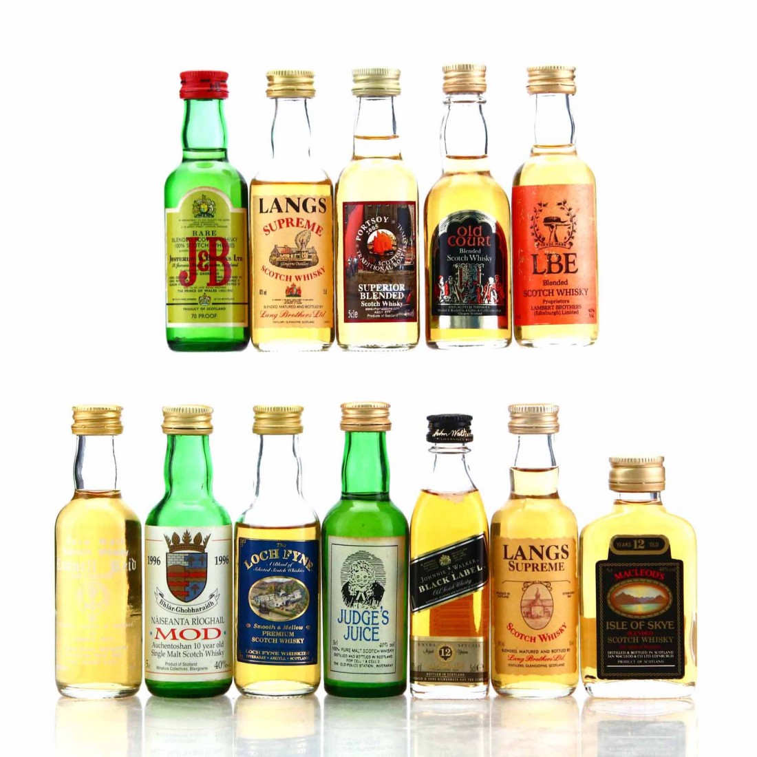 Scotch Whisky Miniature x 12 | Whisky Auctioneer