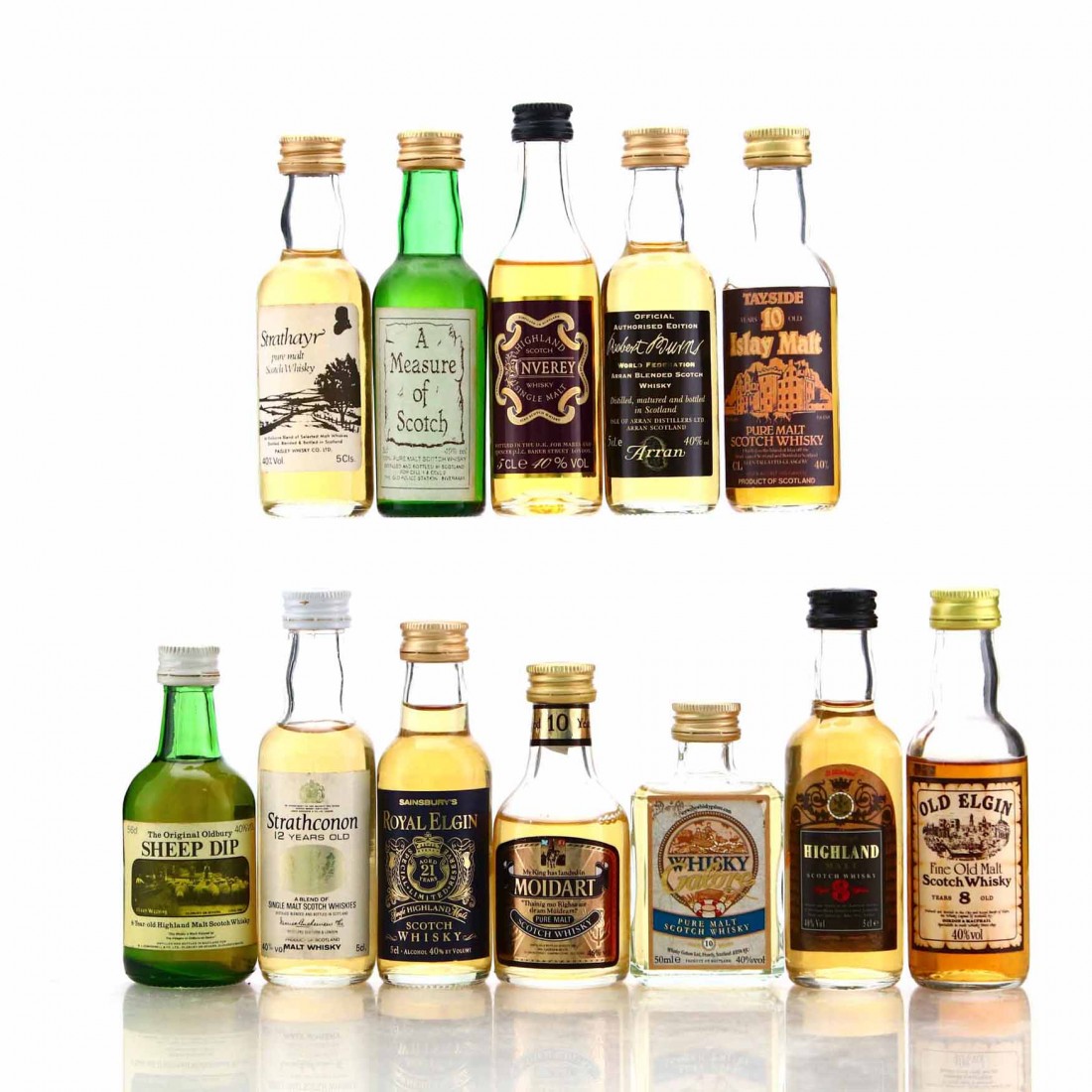 Scotch Whisky Miniature x 12 | Whisky Auctioneer