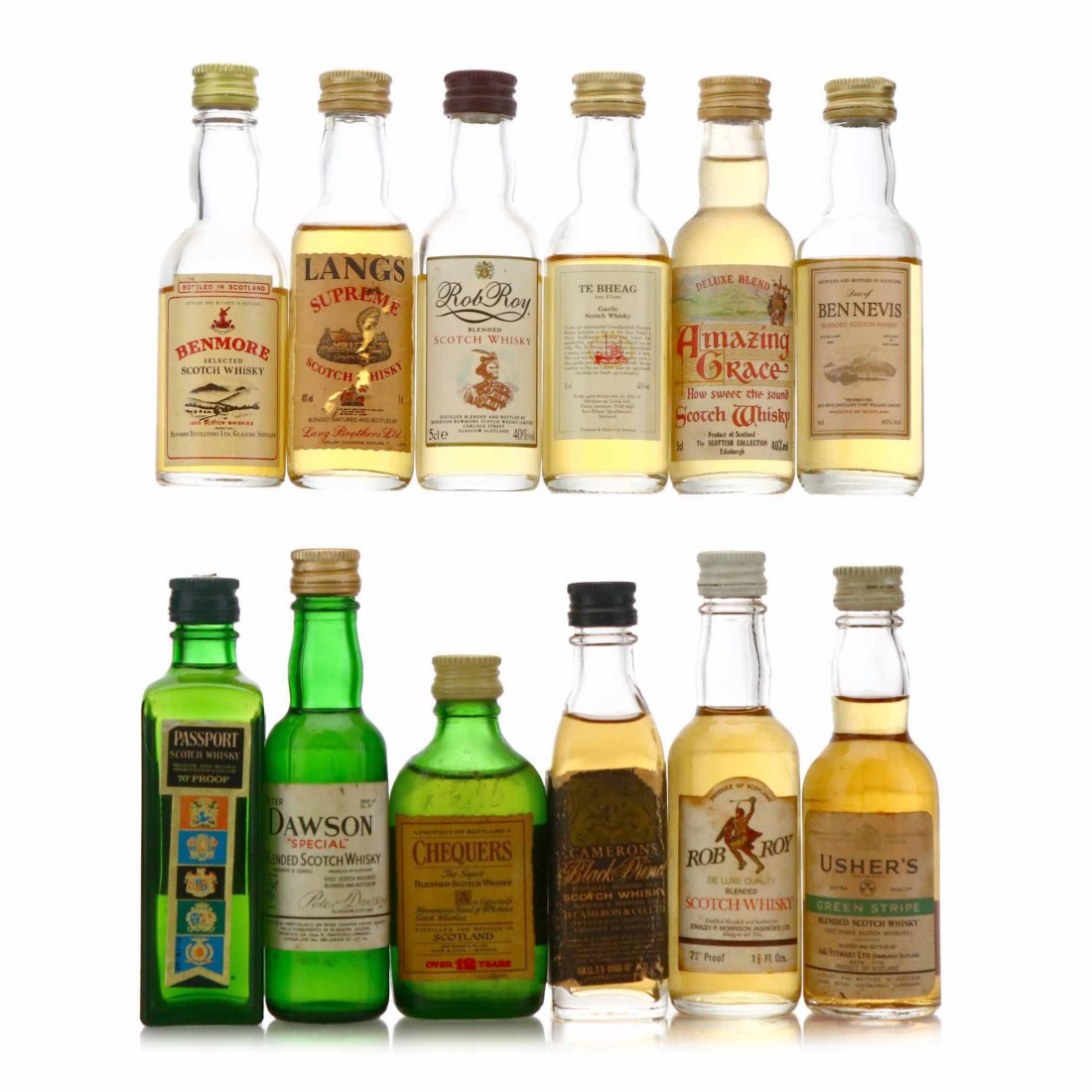 Scotch Whisky Miniature x 12 | Whisky Auctioneer