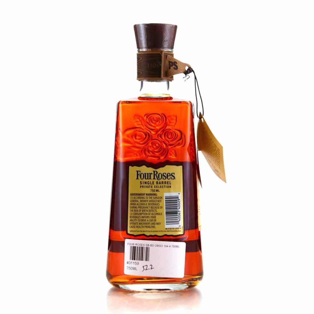 Four Roses 10 Year Old Single Barrel #4-1N 'OBSO' / New York | Whisky ...