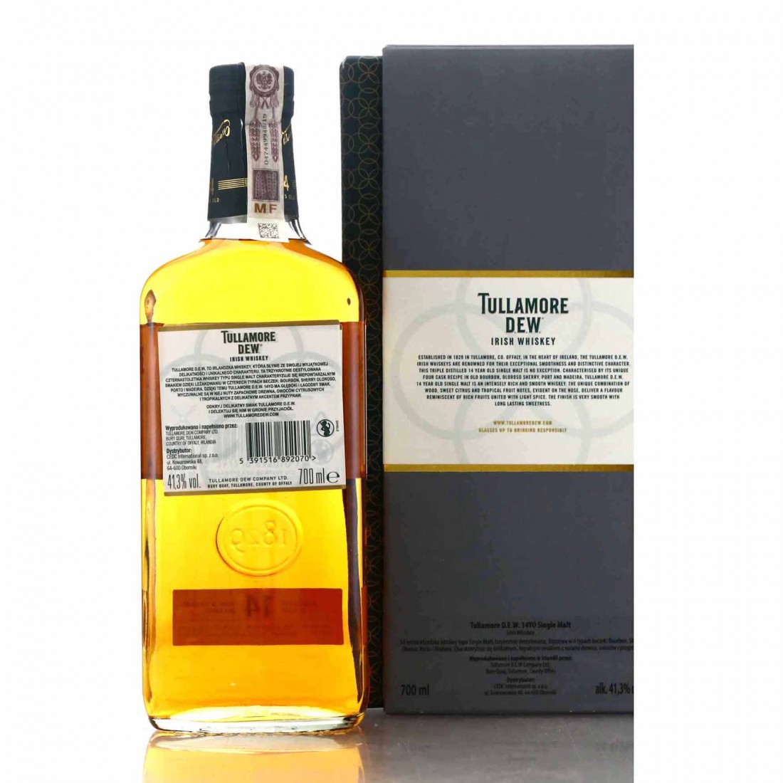 Tullamore Dew 14 Year Old Single Malt | Whisky Auctioneer