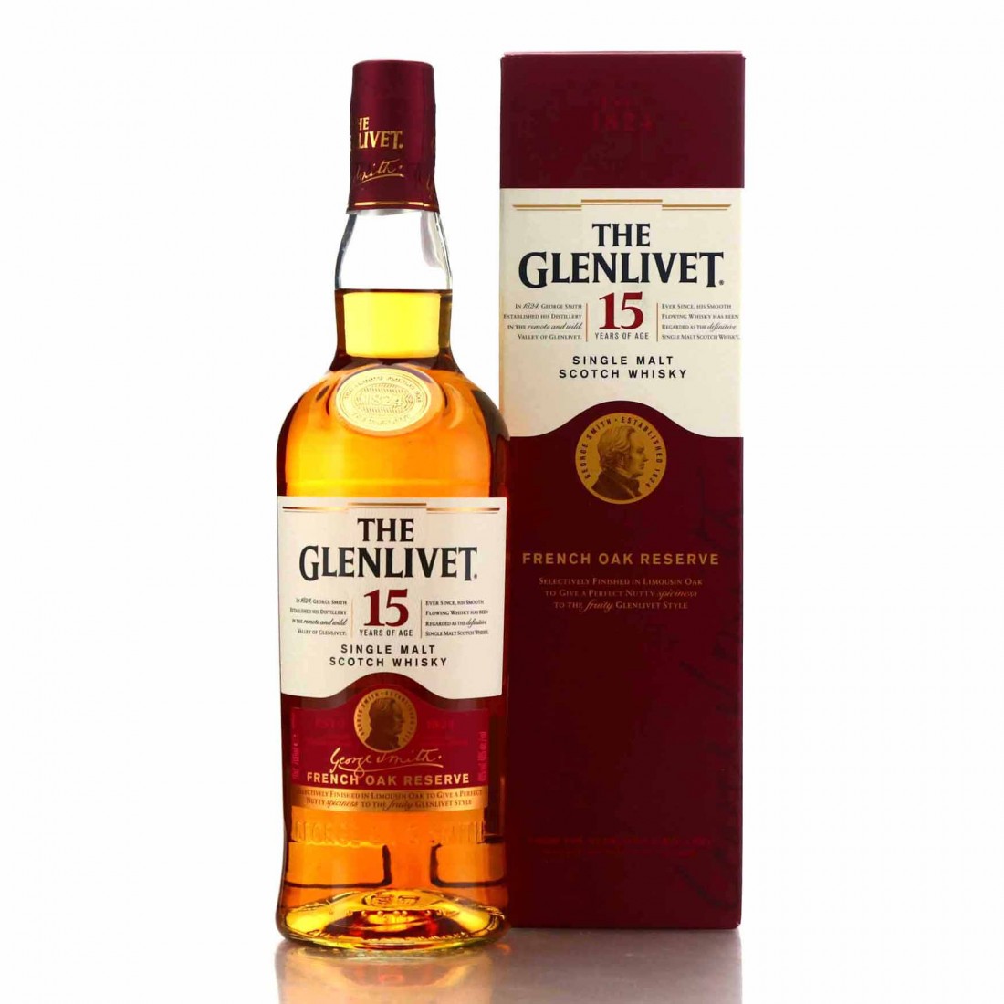 Glenlivet 15 Year Old French Oak Reserve Whisky Auctioneer