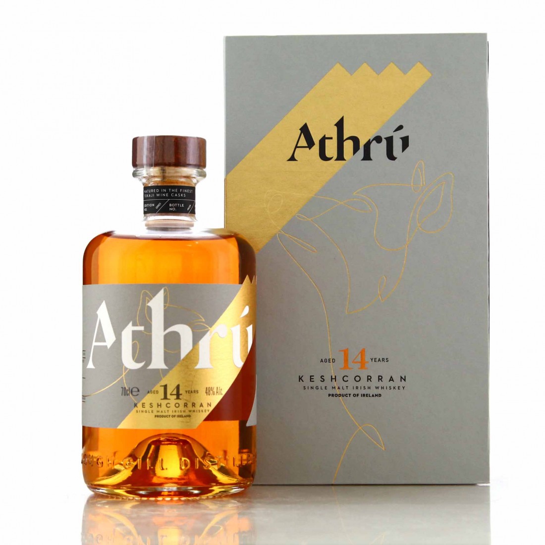 Athrú KESHCORRAN 14 Years Old Single Malt Irish Whiskey 48