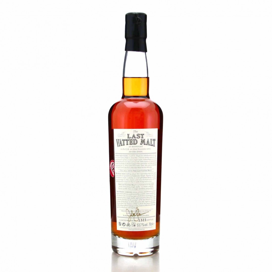 Compass Box Last Vatted Malt Whisky Auctioneer