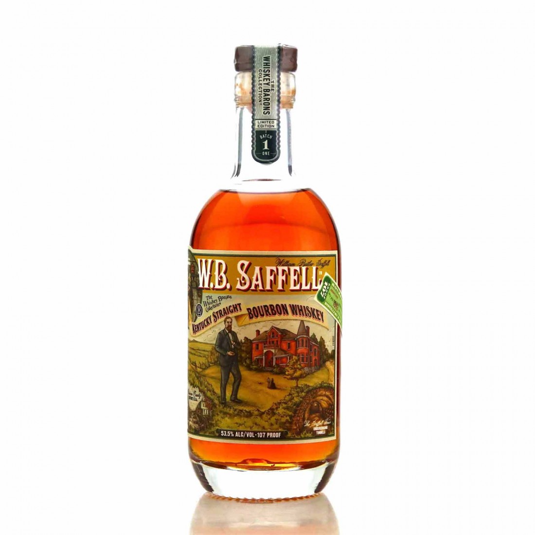 W.B. Saffell Kentucky Straight Bourbon Whiskey 37.5cl / Whiskey Barons