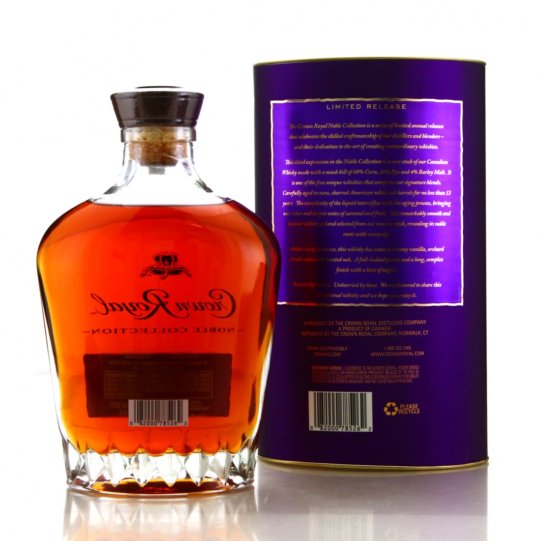 Crown Royal 13 Year Old Blender's Mash / Noble Collection Whisky