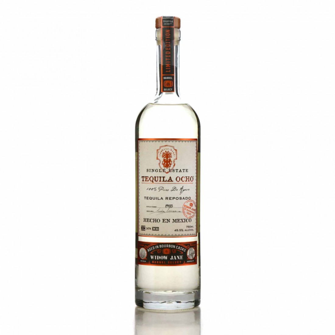 Tequila Ocho Single Estate Reposado Tequila 75cl / Widow Jane Whisky