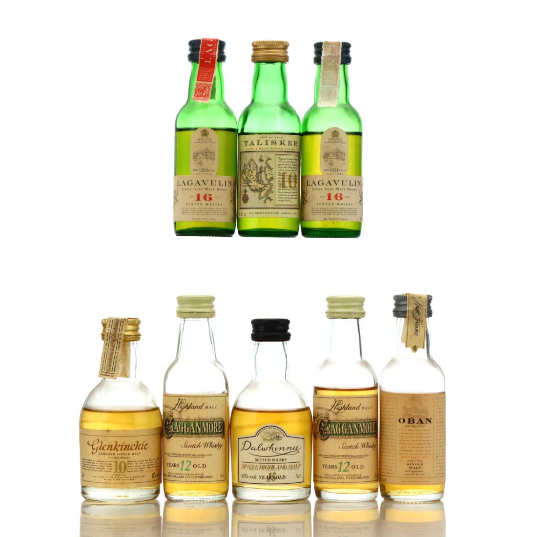 Classic Malt Miniature x 8 1980s | Whisky Auctioneer