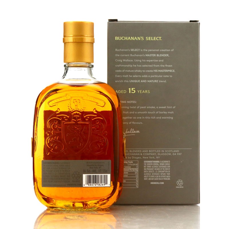 Buchanan's 15 Year Old Select 75cl Whisky Auctioneer