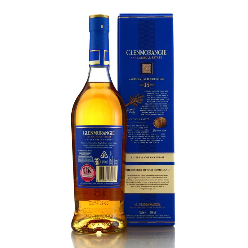 Glenmorangie The Cadboll Estate 15 Years Old Whisky, India - View #4