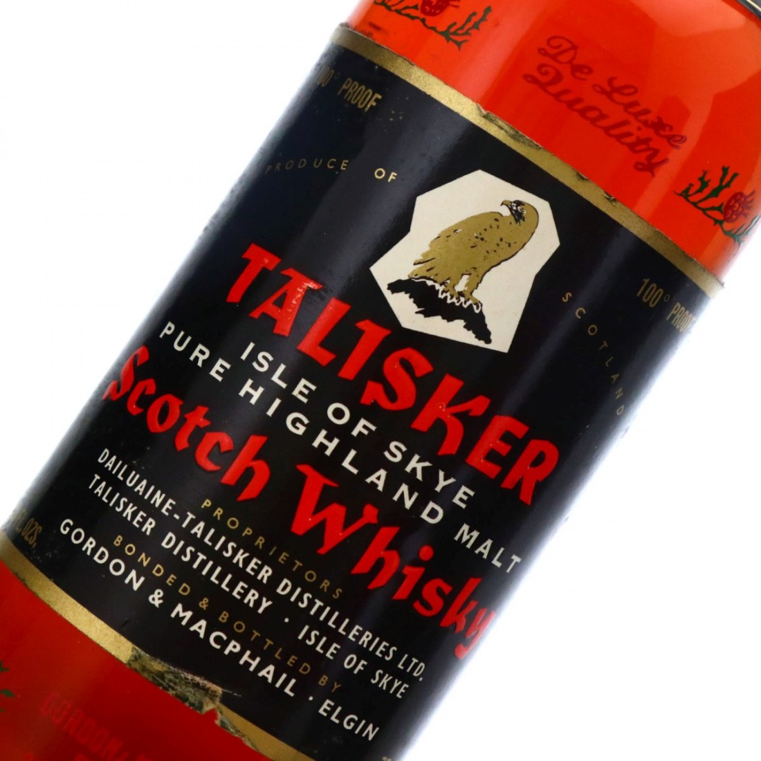 Talisker 1964 Gordon and MacPhail 100 Proof Whisky Auctioneer