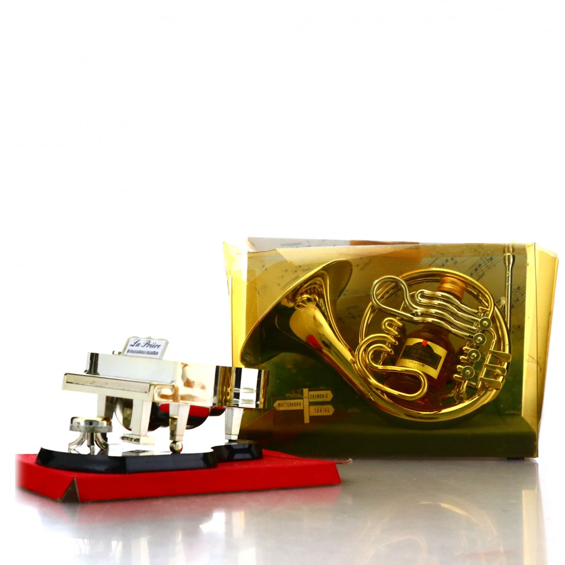 Brandy Miniature x 2 / Piano and French Horn Whisky Auctioneer