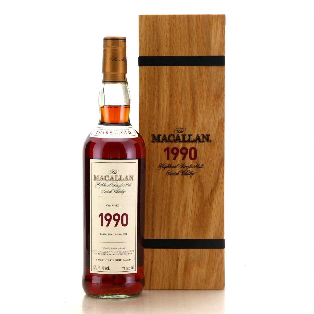 Macallan 1990 Fine and Rare 30 Year Old #11233 | Whisky Auctioneer