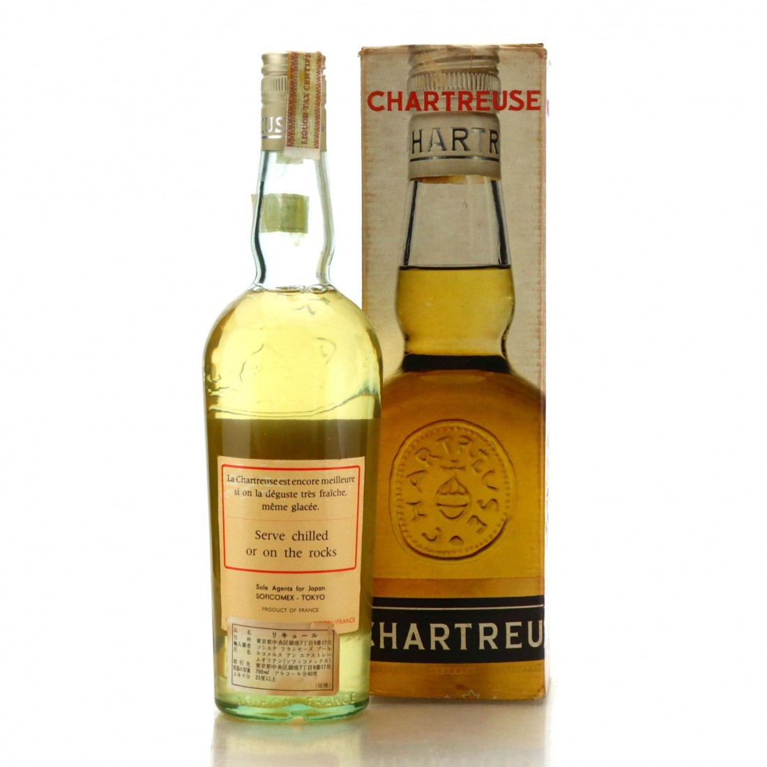 Chartreuse Voiron Yellow Label circa 1970s | Whisky Auctioneer
