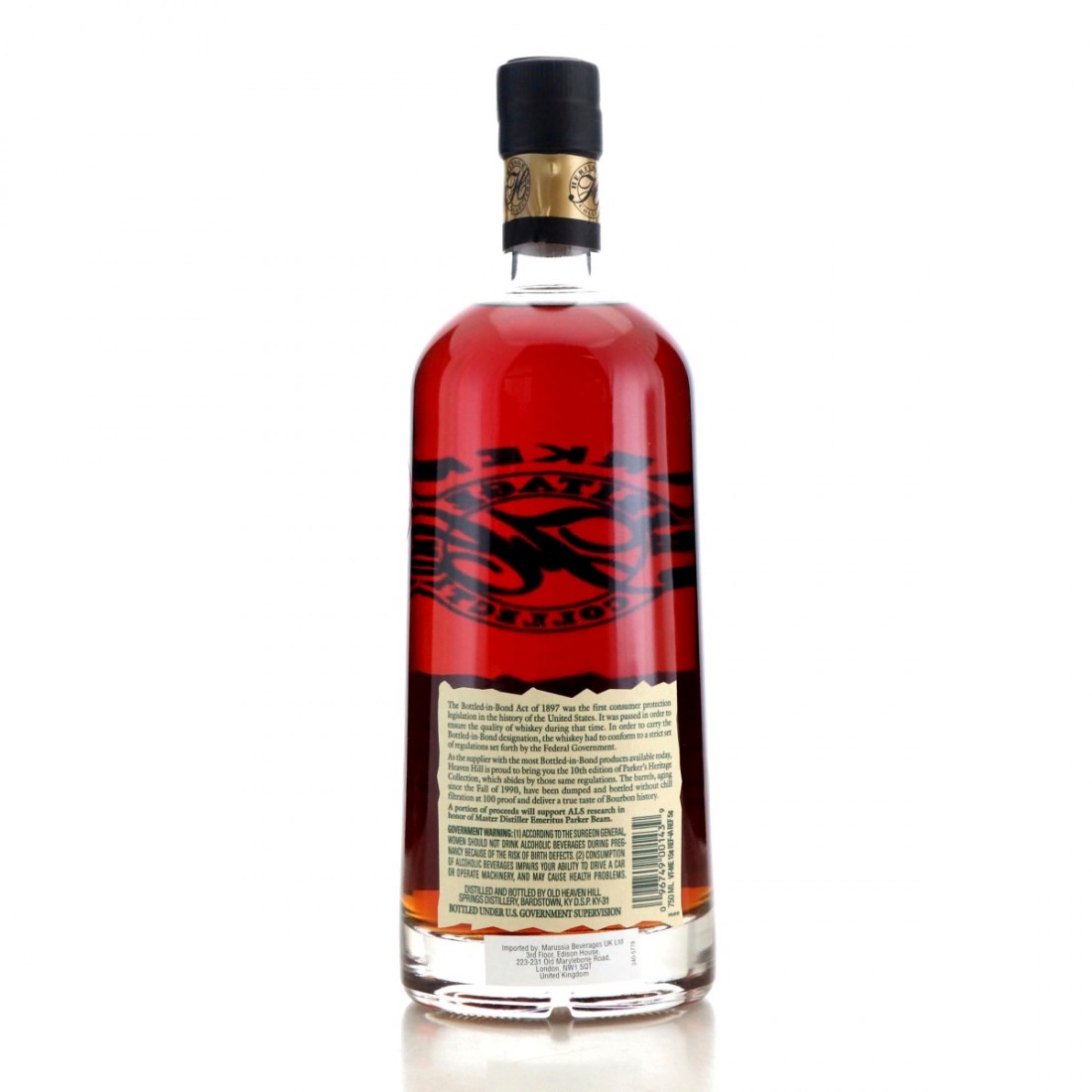 Parker's Heritage Collection 24 Year Old Bottled in Bond Bourbon ...