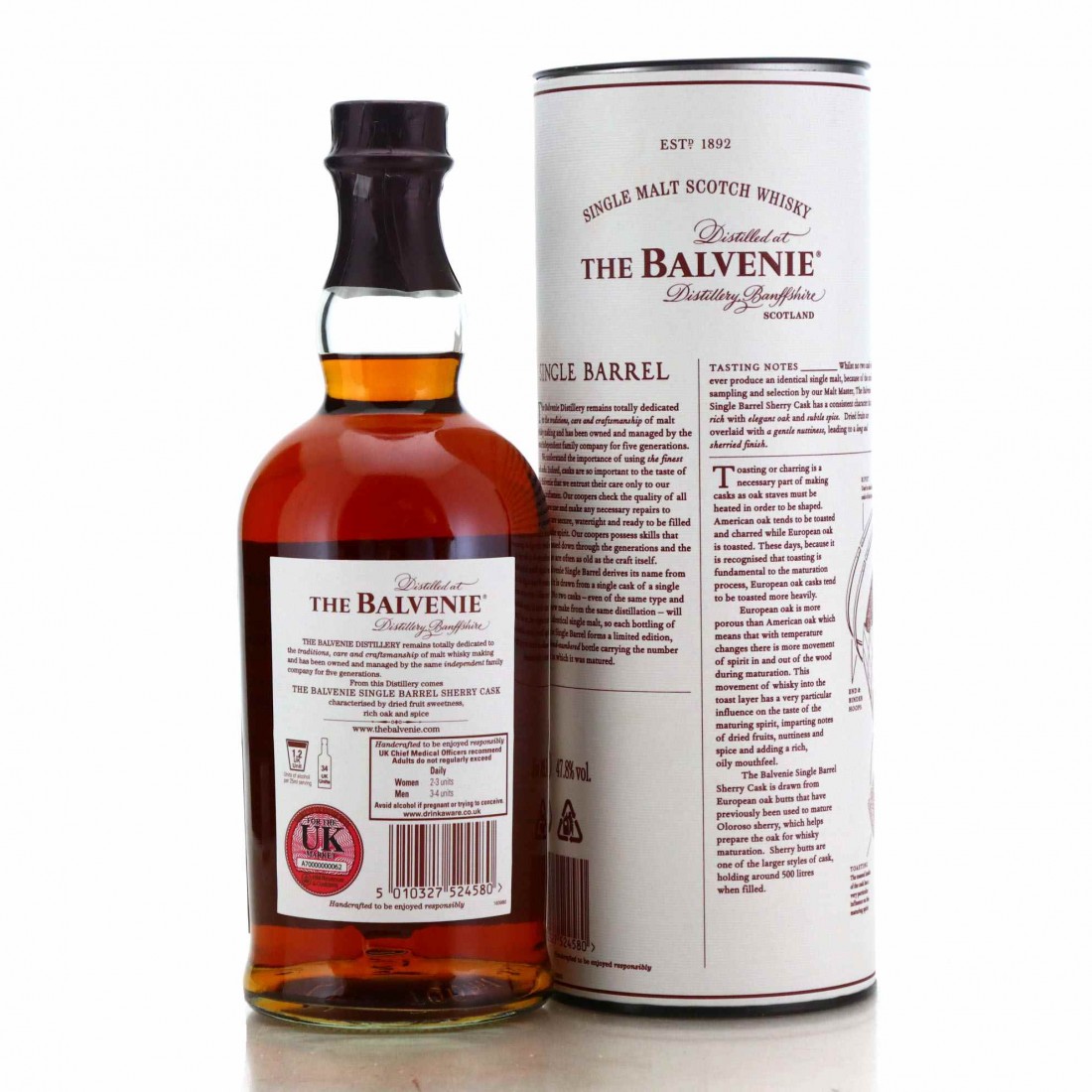Balvenie 15 Year Old Sherry Cask Single Barrel #16286 | Whisky Auctioneer