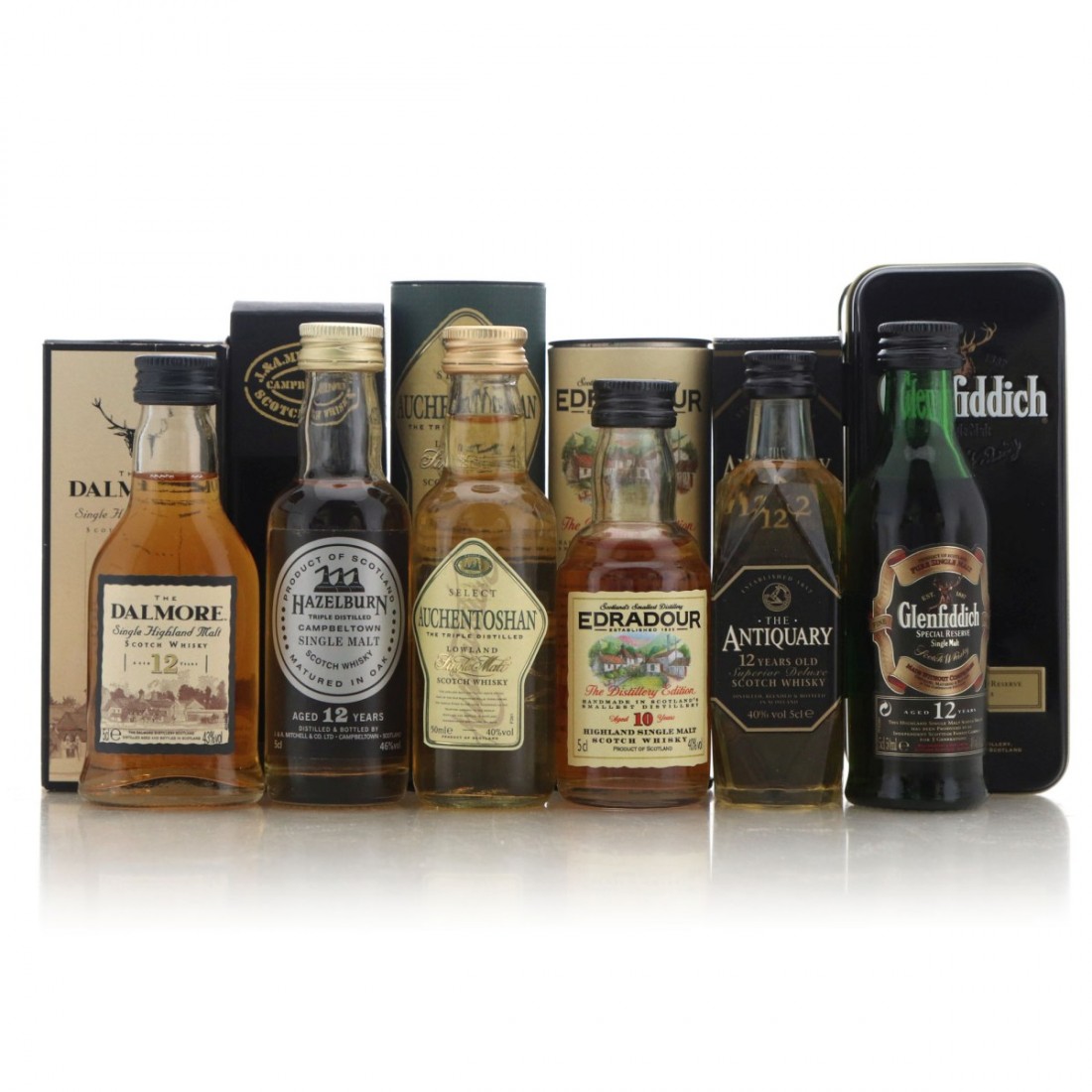 Scotch Whisky Miniature x 6 / includes Hazelburn | Whisky Auctioneer