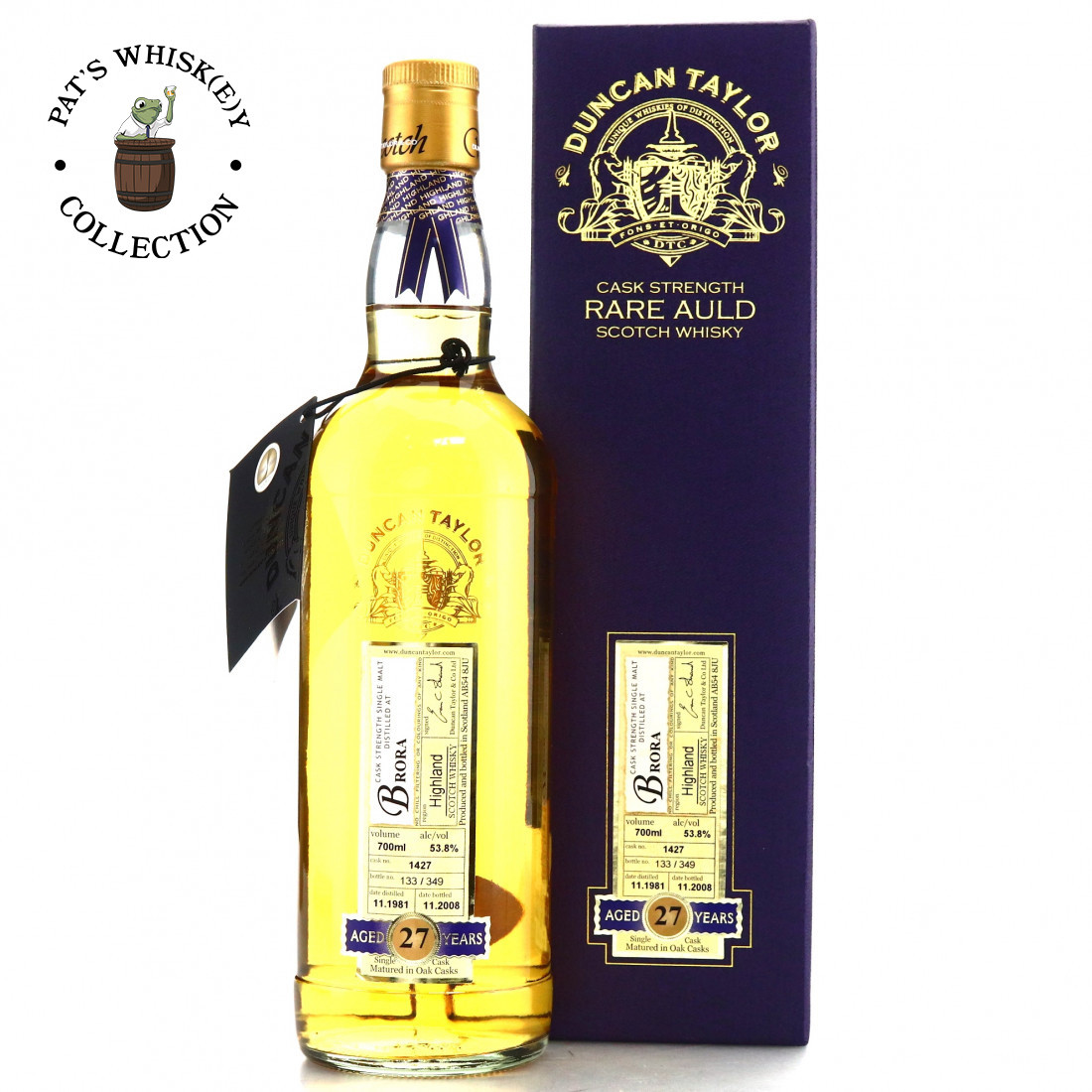 Brora 1981 Duncan Taylor 27 Year Old | Whisky Auctioneer