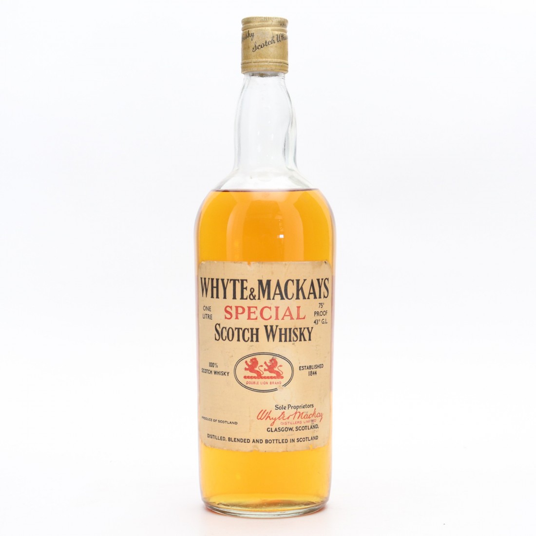 Whyte and Mackay Special 1 Litre 1970s Whisky Auctioneer