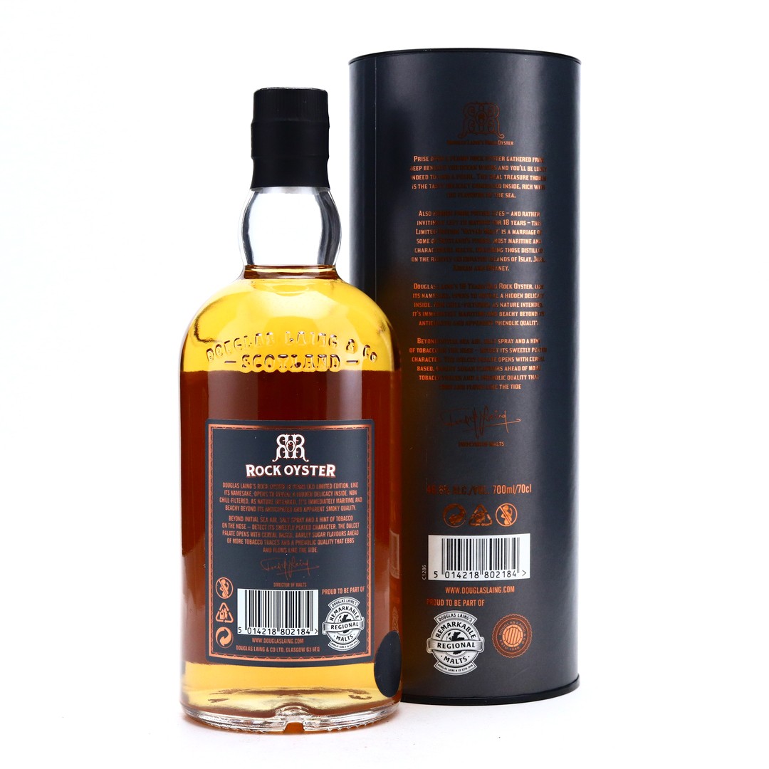 Rock Oyster 18 Year Old Whisky Auctioneer