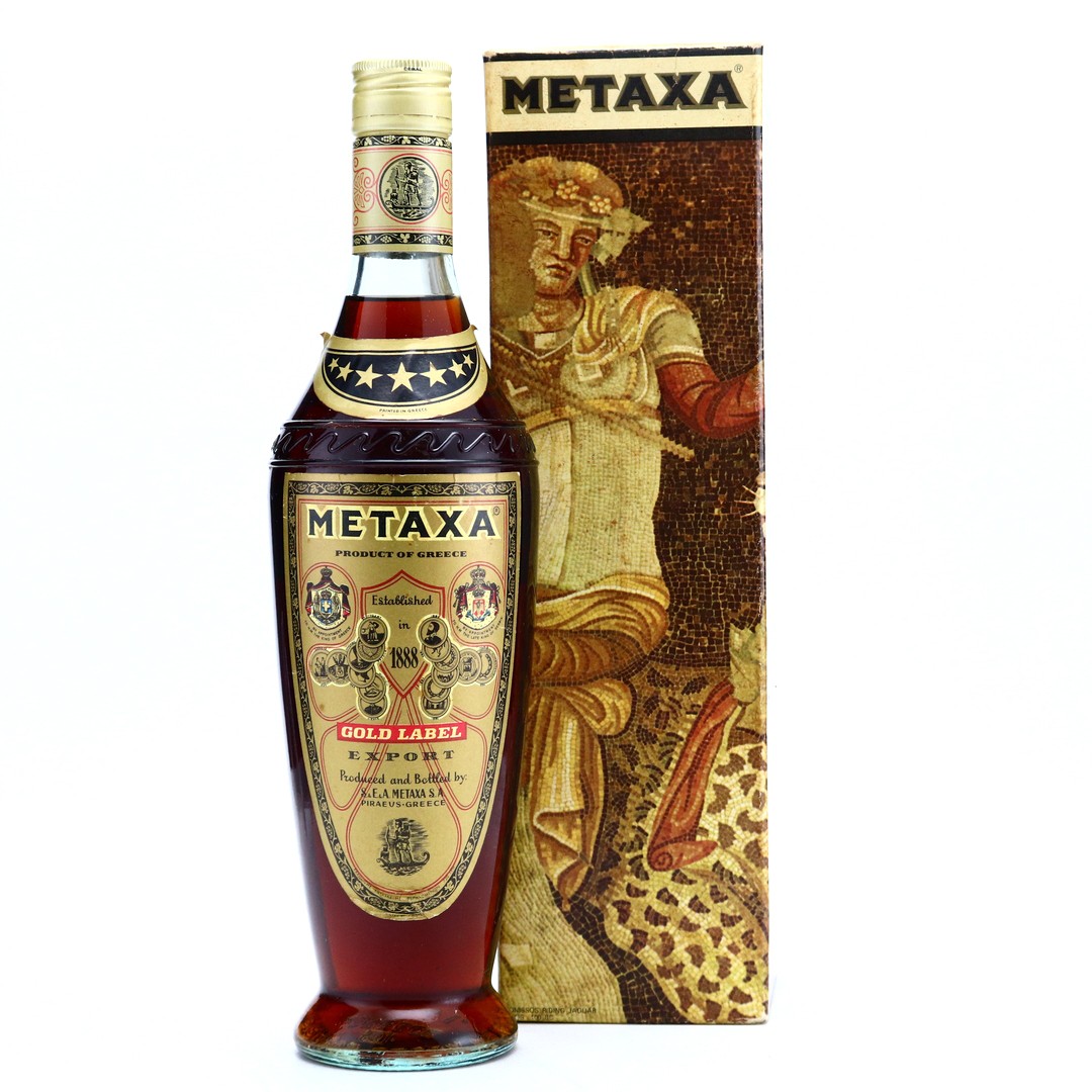 Metaxa 7Star Gold Label Greek Brandy Whisky Auctioneer