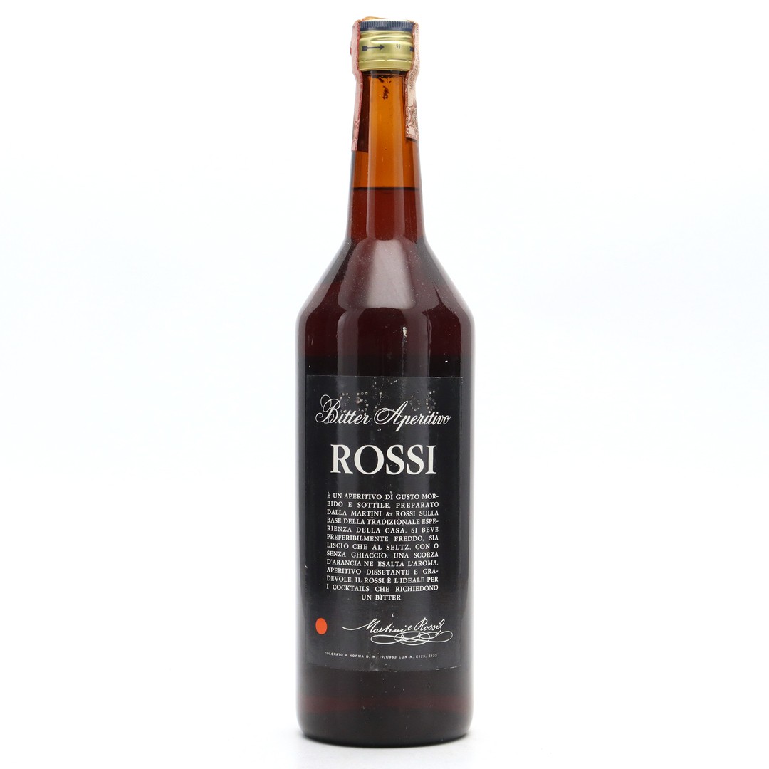 Martini and Rossi Bitter Aperitivo 1 Litre 1960s Whisky Auctioneer
