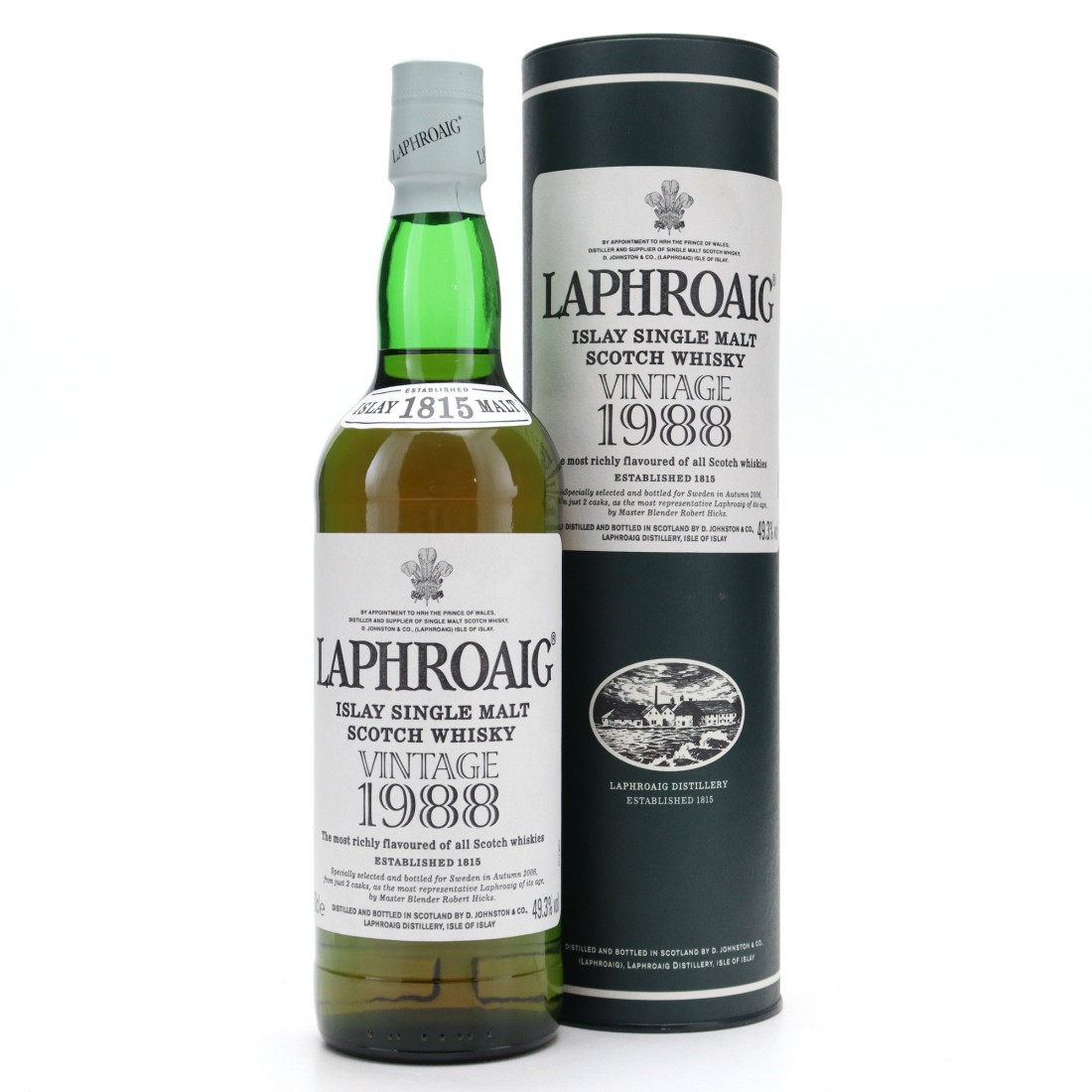 Laphroaig 1988-1989 27y 空瓶 箱付き 【公式通販】