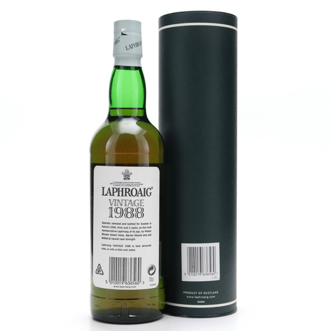 Laphroaig 1988-1989 27y 空瓶 箱付き 【公式通販】