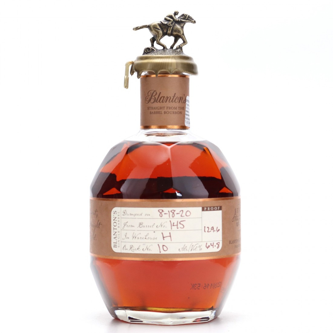Blanton's Straight from the Barrel dumped 2020 Whisky Auctioneer
