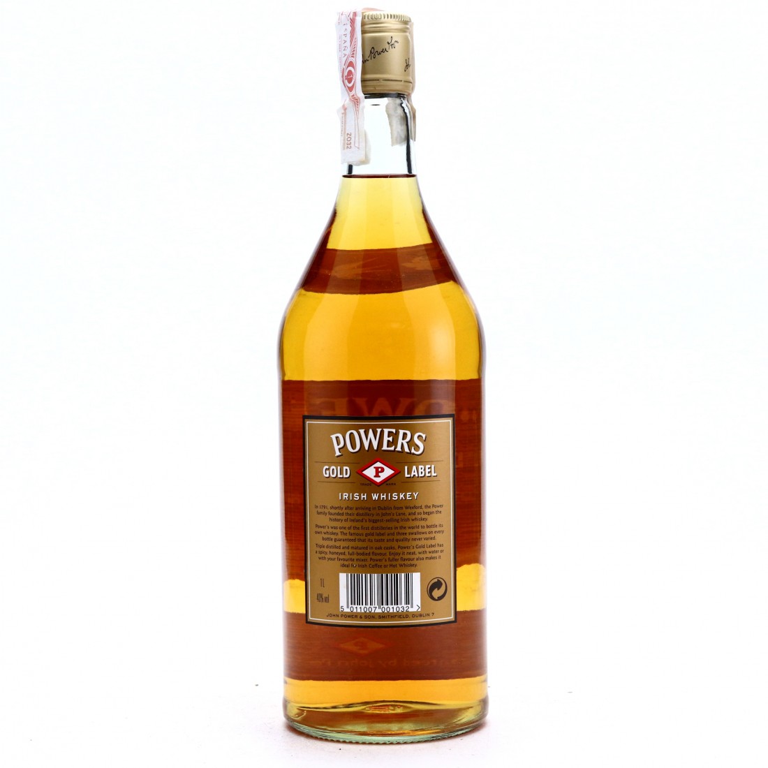 Powers Gold Label 1 Litre Whisky Auctioneer
