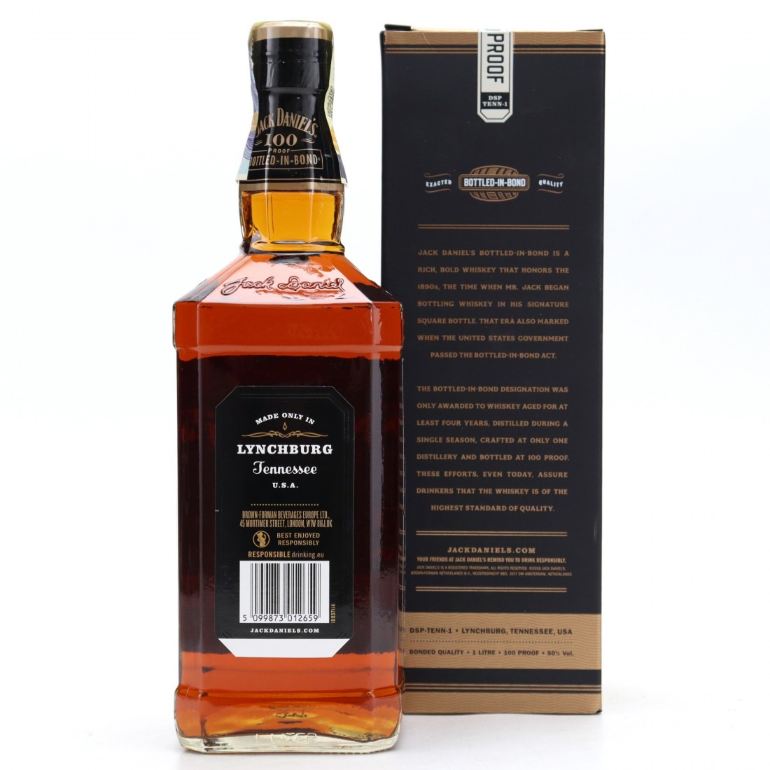 Jack Daniel's Bottled in Bond 100 Proof 1 Litre Whisky Auctioneer