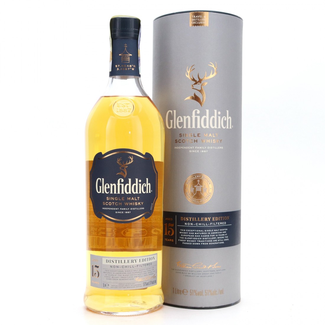 Glenfiddich 15 Year Old Distillery Edition 1 Litre Whisky Auctioneer