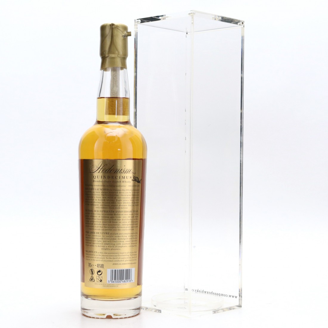 Compass Box Hedonism Quindecimus / 15th Anniversary Whisky Auctioneer