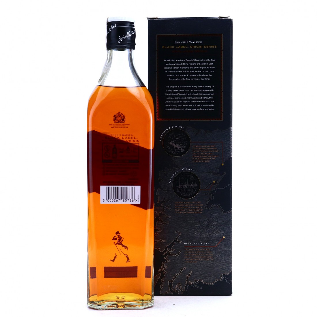 Johnnie Walker Black Label 12 Year Old Highlands Origin Whisky Auctioneer