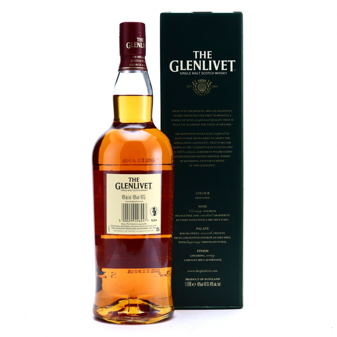 Glenlivet 15 Year Old 1 Litre Whisky Auctioneer