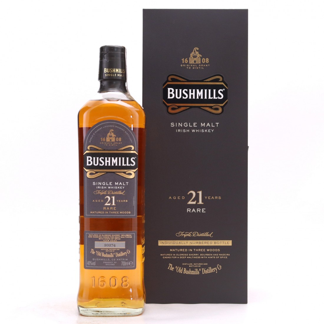 Bushmills 21 Year Old Three Woods 2020 Whisky Auctioneer