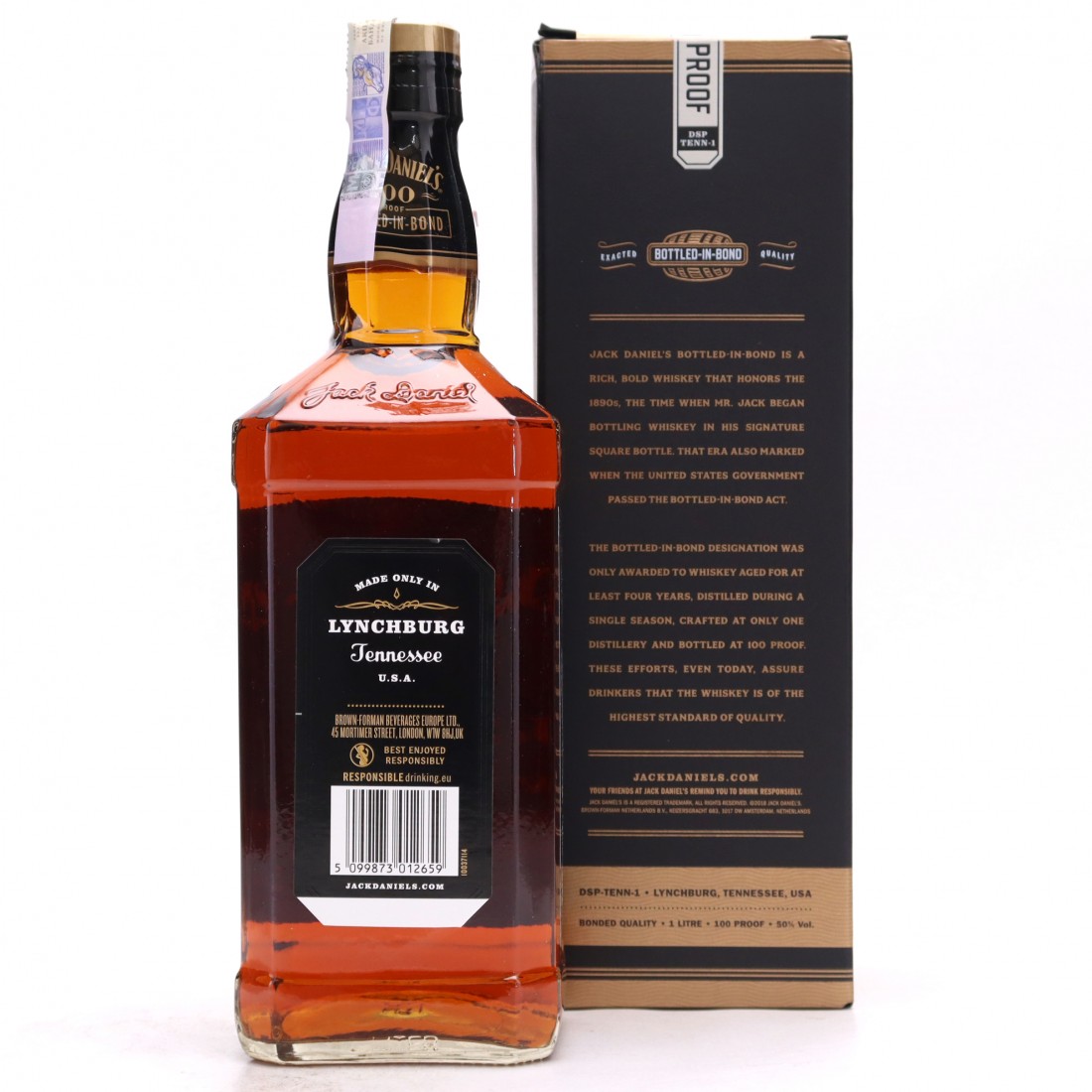 Jack Daniel's Bottled in Bond 100 Proof 1 Litre Whisky Auctioneer