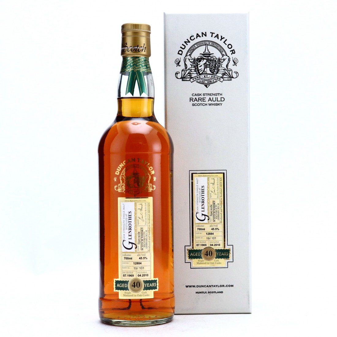 Glenrothes 1969 Duncan Taylor 40 Year Old Whisky Auctioneer